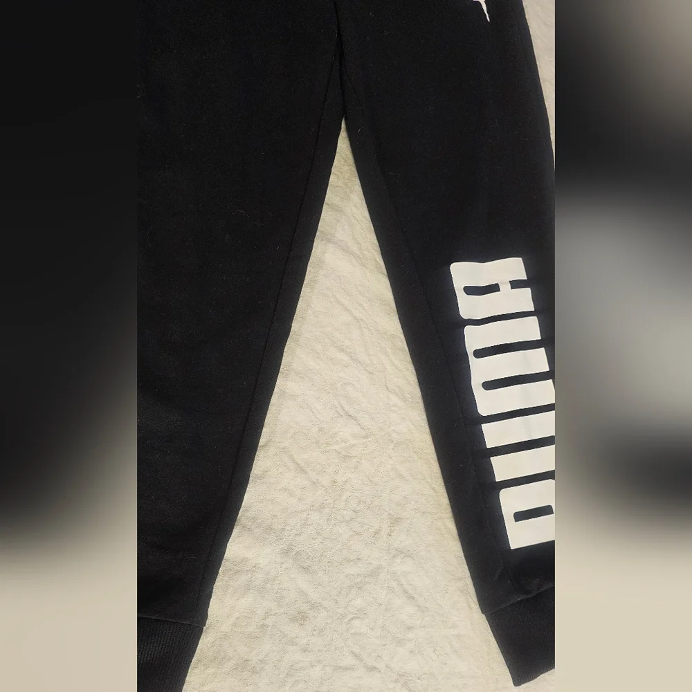 Boys PUMA Active Pants Joggers NWT Skinny Size 10